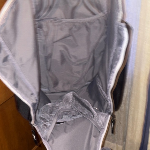 Nike Black Backpack with White Accents Sports Pack - Picture 3 of 5